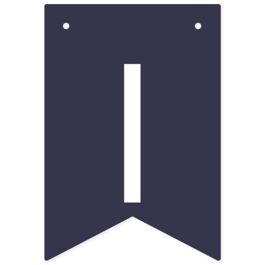 濃紺の花のアイボリーのばら色の結婚披露宴の旗布 バンティングフラッグ (第3の旗)