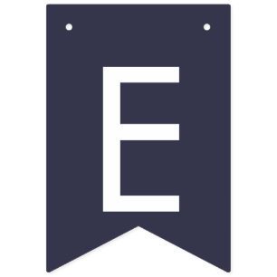 濃紺の花のアイボリーのばら色の結婚披露宴の旗布 バンティングフラッグ