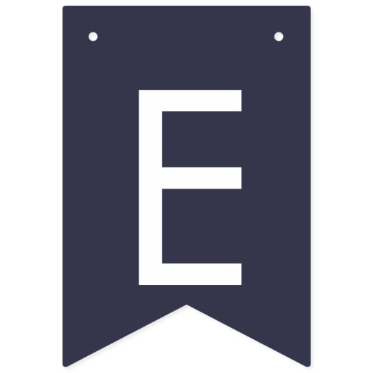 濃紺の花のアイボリーのばら色の結婚披露宴の旗布 バンティングフラッグ (第15の旗)