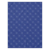 濃紺の装飾のPi数のための螺線形 テーブルクロス (正面)