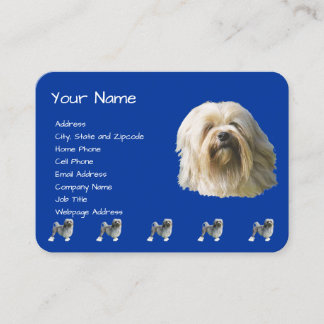 濃紺のLowchen 名刺