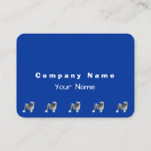 濃紺のLowchen 名刺 (裏面)