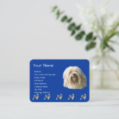 濃紺のLowchen 名刺 (スタンド正面)