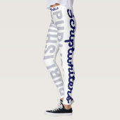 濃紺または灰色のレギンスを出版している脚本家 レギンス (左)