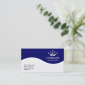 濃紺半波王冠- 名刺 (スタンド正面)