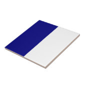 濃紺及び白い高等学校色のチームデザイン タイル (側面)