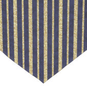 濃紺及び金ゴールドの対角線は縞で飾ります ショートテーブルランナー (コーナー)