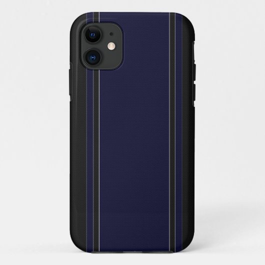 濃紺及び黒のiPhone 5の場合 Case-Mate iPhoneケース (裏面)