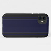 濃紺及び黒のiPhone 5の場合 Case-Mate iPhoneケース (裏面(横))
