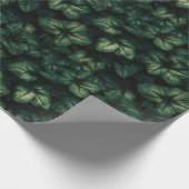 濃緑の葉 ラッピングペーパー (角)