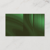 濃緑色の屈折 名刺 (裏面)