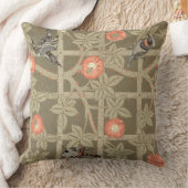 濃緑色のbackgとの格子垣の壁紙のデザイン クッション (ブランケット)