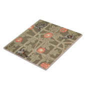 濃緑色のbackgとの格子垣の壁紙のデザイン タイル (側面)