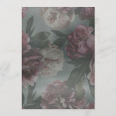 濃色とムーディのフローラメニューカード メニュー (裏面)