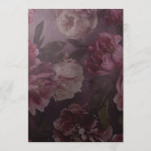 濃色とムーディのフローラメニューカード メニュー (裏面)