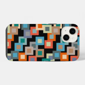 濃色のCase-Mate iPhoneケースにライトスクエア iPhoneケース (裏面横)