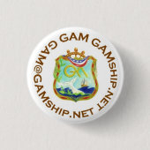 濃褐色 缶バッジ (正面)