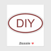 濃赤色のヨーロッパスタイルの楕円形 シール (シート)