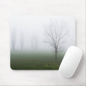 濃霧に覆われた公園 マウスパッド (マウス)