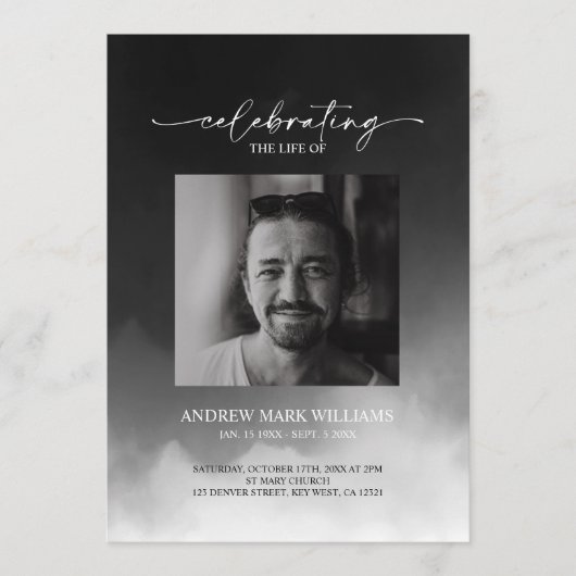 濃霧の葬祭令 プログラム (正面)