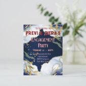 濃青大理石金箔 招待状 (スタンド正面)