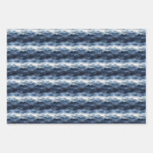 濃青山岳風景 ラッピングペーパーシート (正面3)