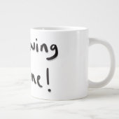濡れたやつを淹れてるよ ジャンボコーヒーマグカップ (右)