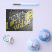 濡れたメタリックフェイクテクスドロップのフライヤー チラシ (シングル)