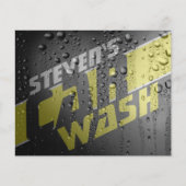 濡れたメタリックフェイクテクスドロップのフライヤー チラシ (正面)