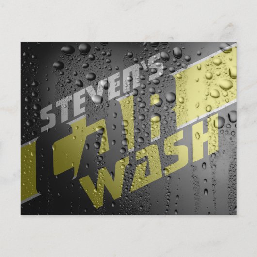 濡れたメタリックフェイクテクスドロップのフライヤー チラシ (正面)