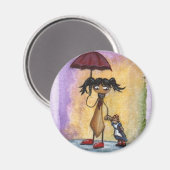 濡れた磁石が出るかもしれない マグネット (正面/裏面)