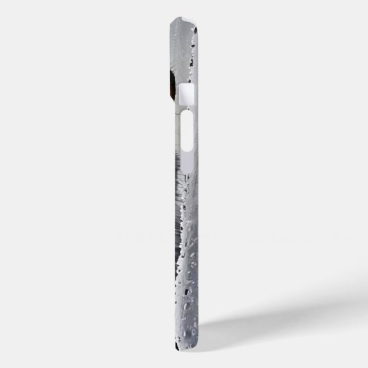 濡れた窓に黒猫 Case-Mate iPhoneケース (裏面 / 左)