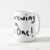 濡れた酒を飲んでいる コーヒーマグカップ (正面右)