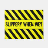 濡れていると滑る ドアマット (正面)