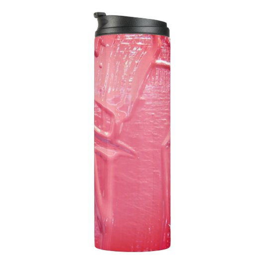 濡れ絵を描たピンク芸術的色 タンブラー (回転右)