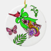 濾胞性リンパ腫ベルリボン セラミックオーナメント (裏面)