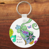 濾胞性リンパ腫リボンベル キーホルダー (正面)