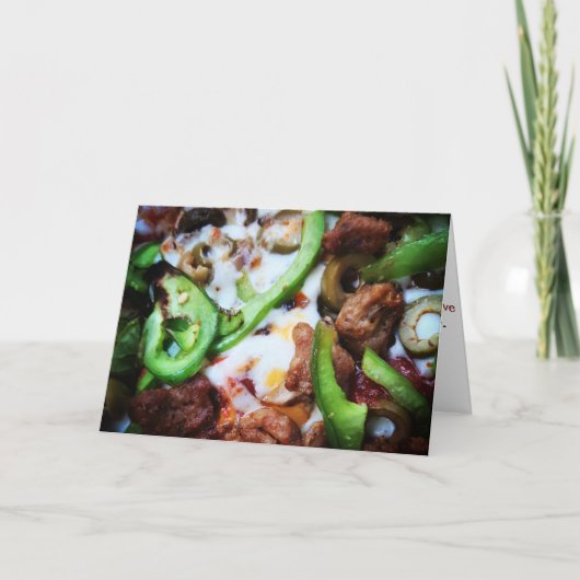 「濾過済みの最高ピザ」グッドカードを手に入れる カード (正面)