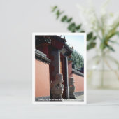 瀋陽皇居リャオニング，中国 ポストカード (スタンド正面)