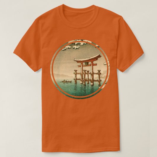 瀬戸の海 Tシャツ (デザイン正面)