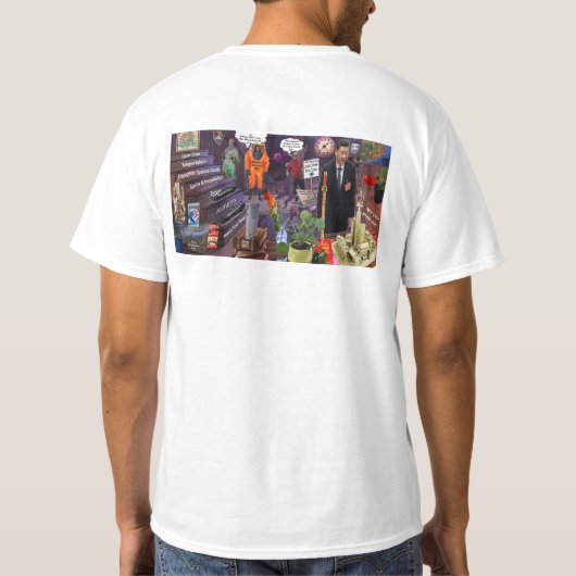 瀬戸際 Tシャツ (裏面)