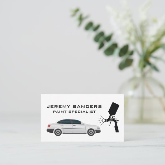 瀬段 |自動サー絵を描ビス名刺 名刺 (スタンド正面)