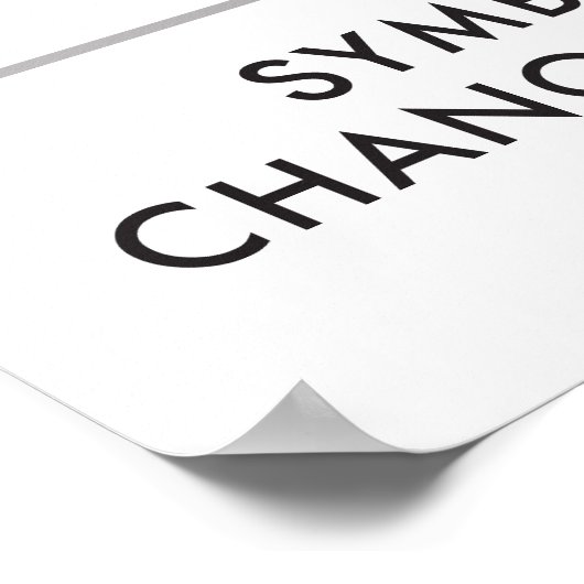 瀬瀬をそうばん |ライフの変更と切り替え記号 ポスター (角)