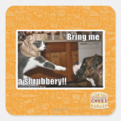 灌木 スクエアシール (正面)