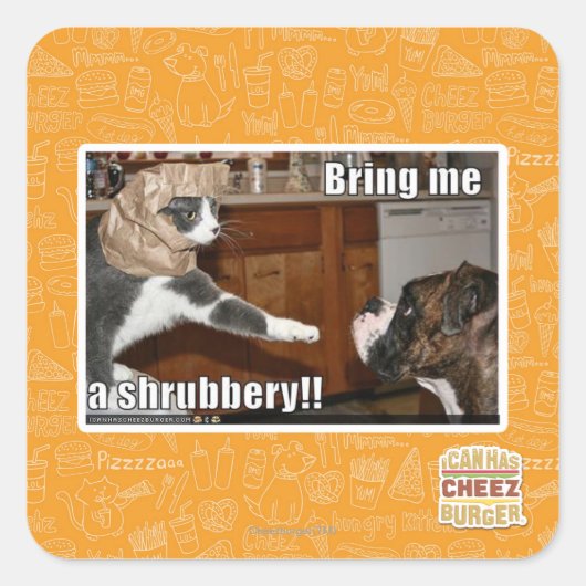 灌木 スクエアシール (正面)