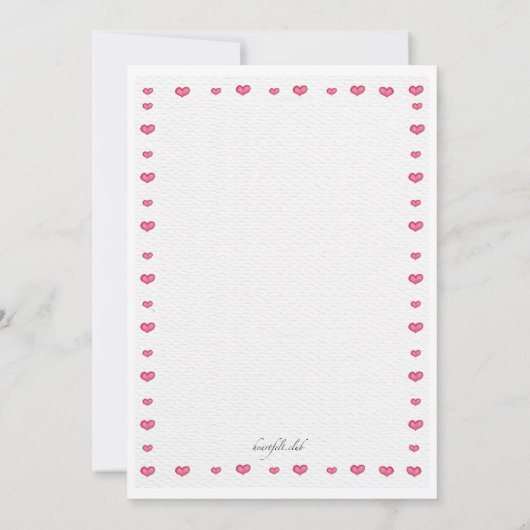 灌水缶シャワー招待状 招待状 (裏面)