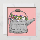 灌水缶招待状 招待状 (正面)