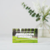 灌漑サービスカスタムQR 名刺 (スタンド正面)