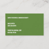 灌漑用水管理 名刺 (裏面)