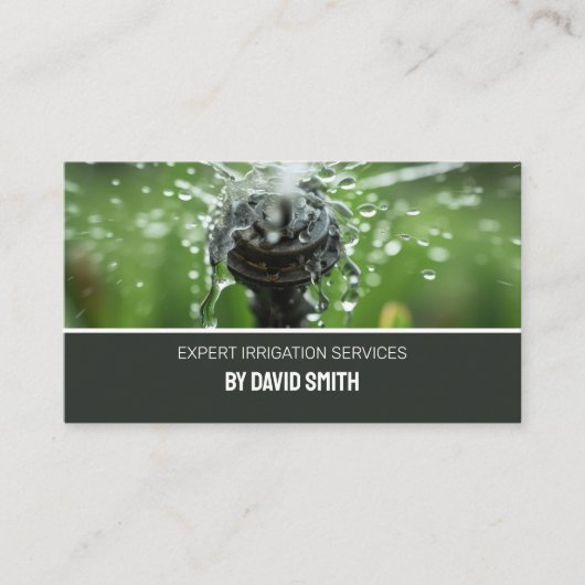 灌漑用水管理 名刺 (正面)
